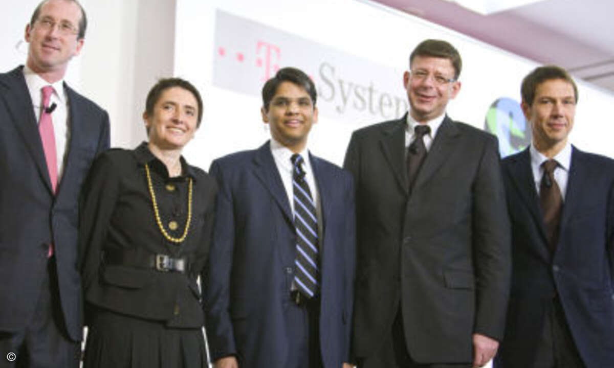 Über 40.000 Mitarbeiter in Indien: Das Management-Team von T-Systems und Cognizant hofft auf neue Kunden und niedrigere Kosten.