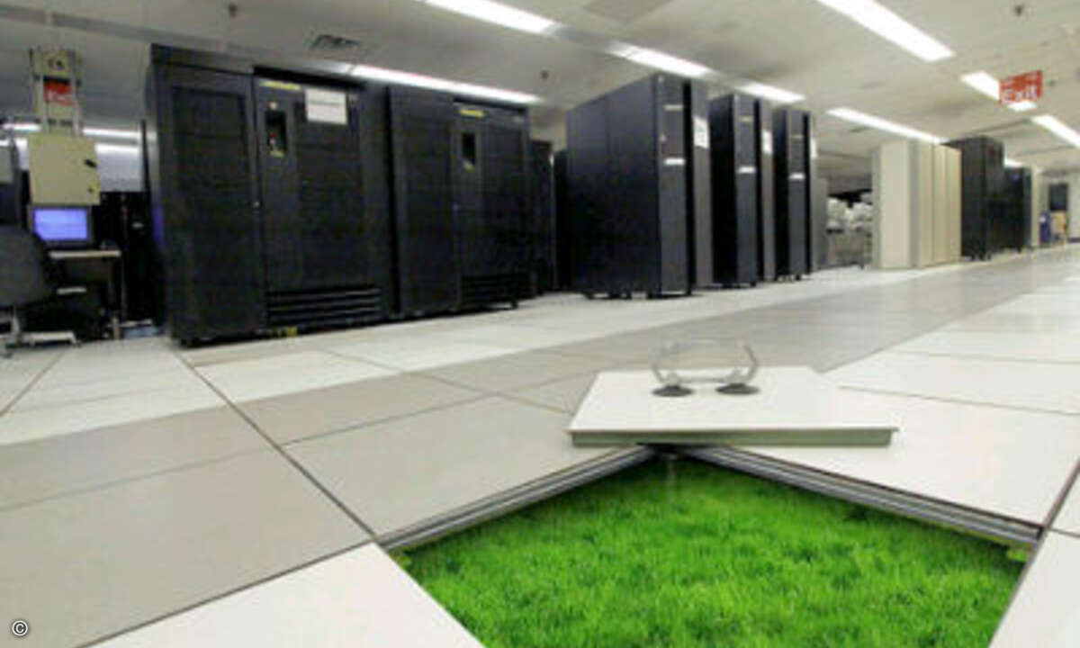 Green IT: Im Datencenter läßt sich einiger Strom sparen.