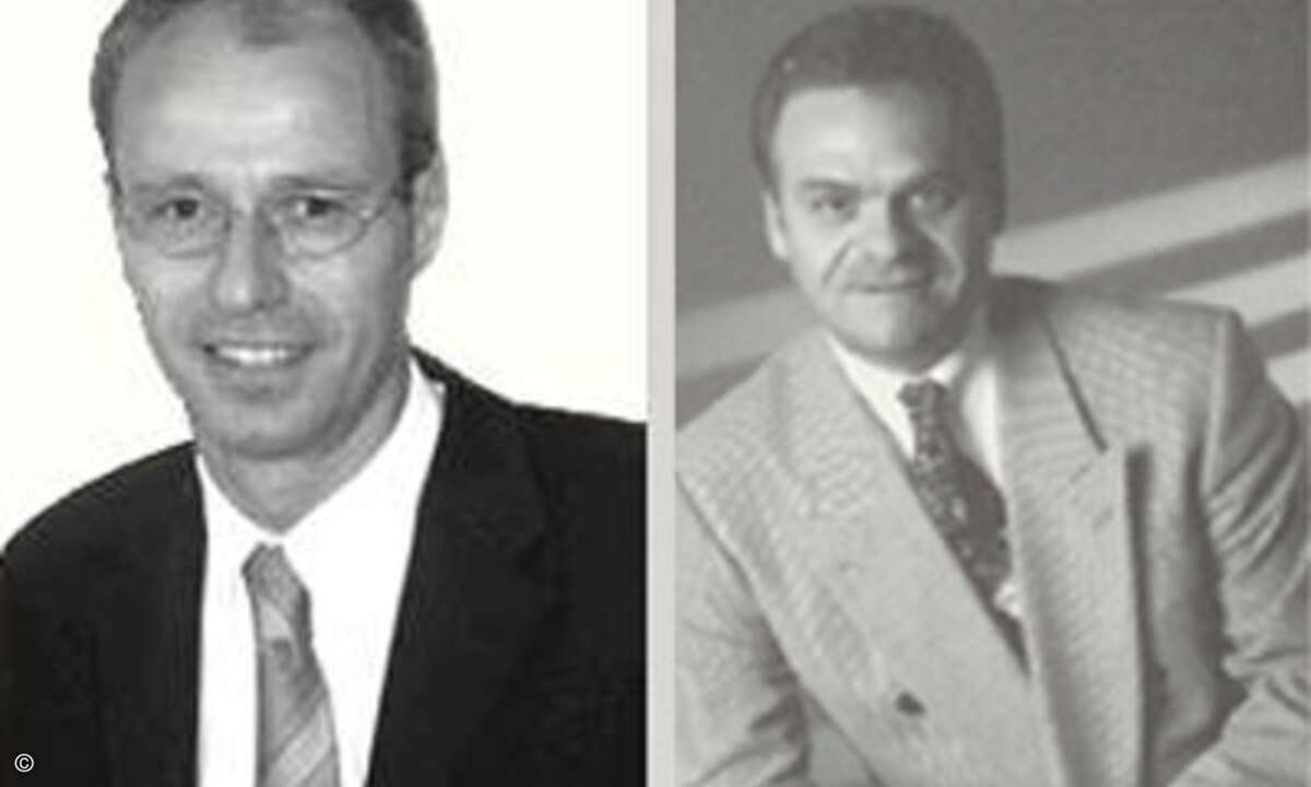 Insolvenzverwalter Ralf Diehl (links) und Digitalo-Geschäftsführer Klaus Ortner (rechts) vertreten unterschiedliche Ansichten zur Insolvenz von AVT
