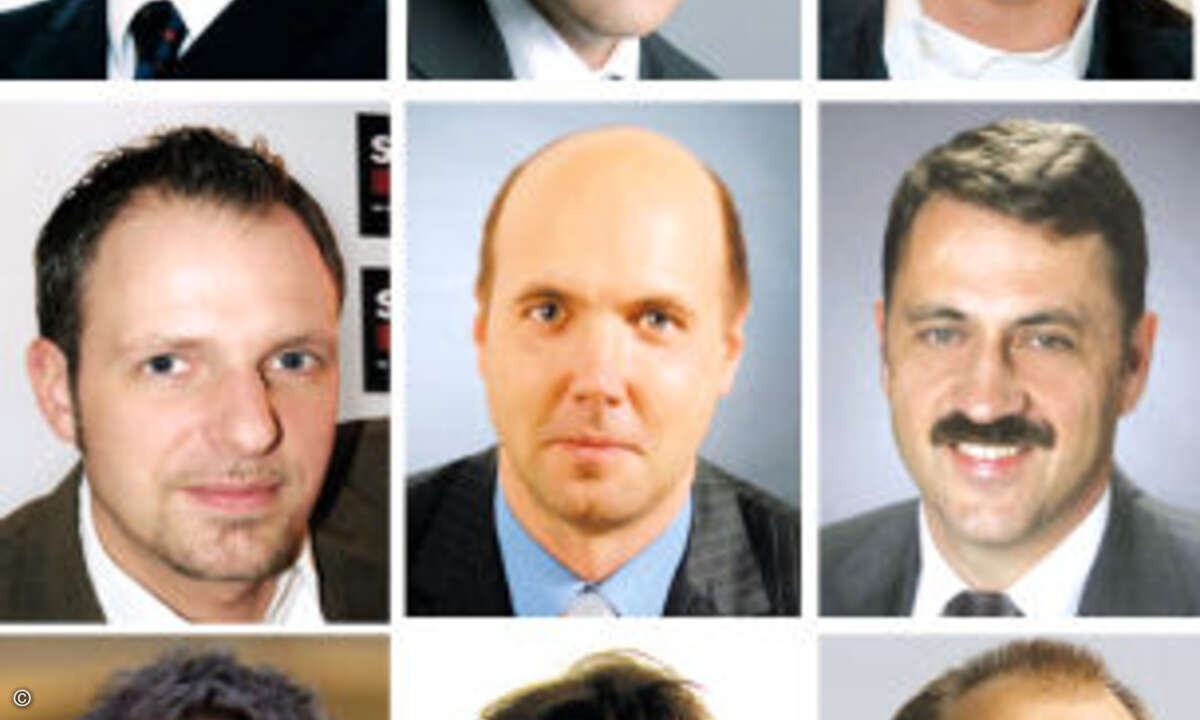 Promi-Talk bei CRN-TV in Cebit-Halle 25 - Gäste u.a. Erik Walter (Magirus), Michael Krings (COS), Björn Siewert (Siewert&Kau) und Karl Tuchoski (Samsung)