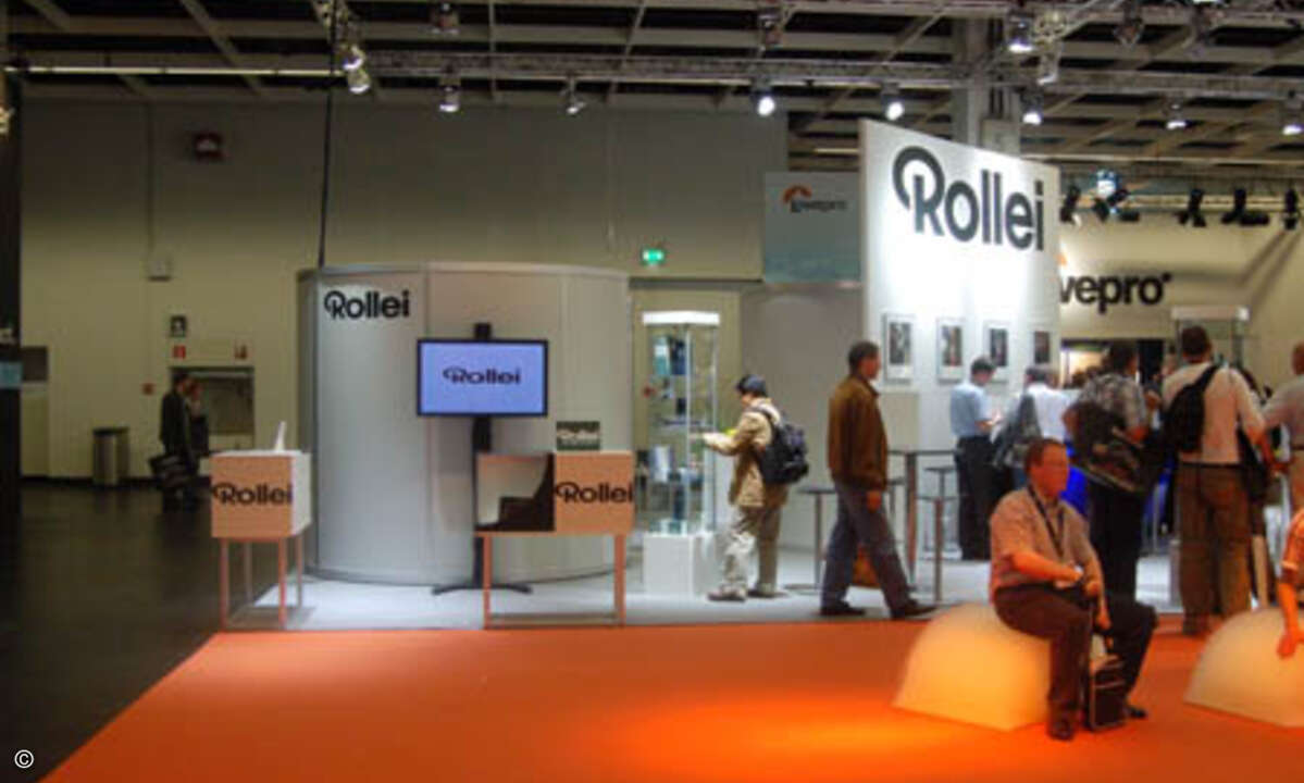 Tristesse am Rollei-Stand: Der Traditionshersteller steigt aus dem Consumer-Geschäft aus