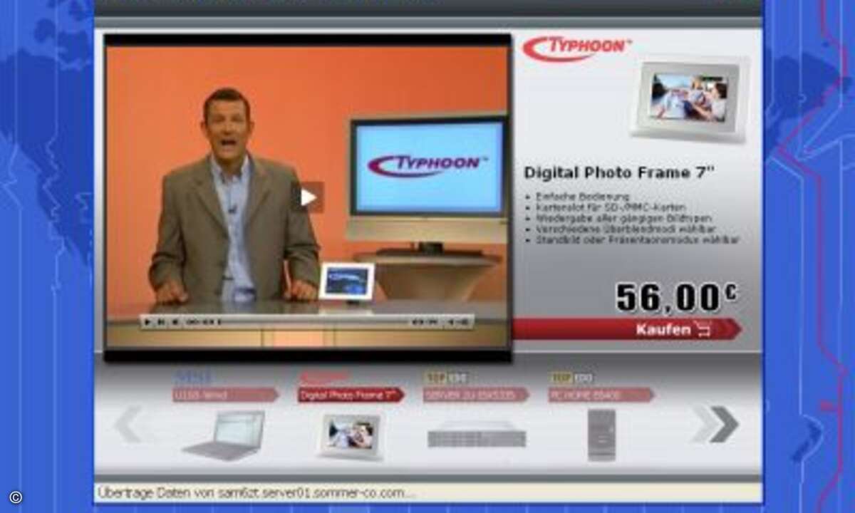 Zum Beispiel der COSshop 24 hat bereits Produktvideo in seine E-Shop-Lösung integriert.