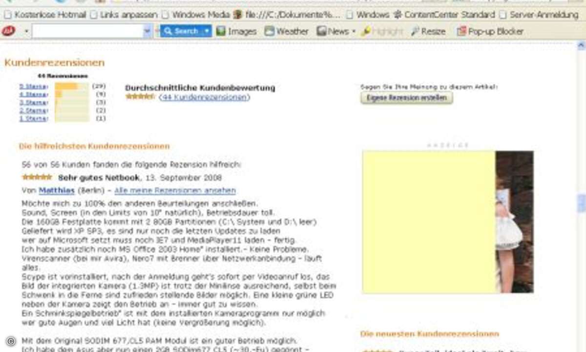 Die Kundenrezessionen von Amazon sind ein Vorreiter im »Shopping Community«-Trend.