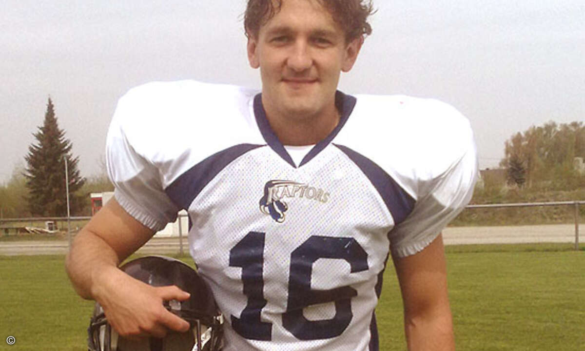 Drei jahre lang spielte Wild in Augsburg aktiv American Football