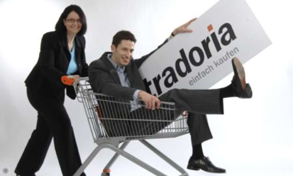Bieten ihren Kunden neben einem eigenen Webshop auch die Einbindung in ein Shopping-Portal: die Tradoria-Geschäftsführer Beate Rank und Tobias Kobier