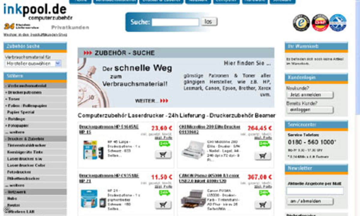 Ein Umsatzpotenzial von bis zu 15 Millionen Eurp pro Jahr sieht Schmitz in seinen Onlineshops