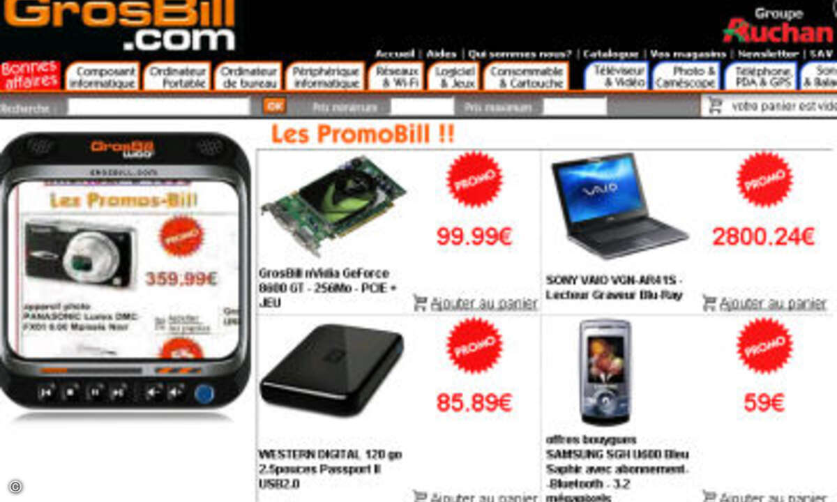 Auch französische Lebensmittel-Ketten setzen auf IT-Produkte