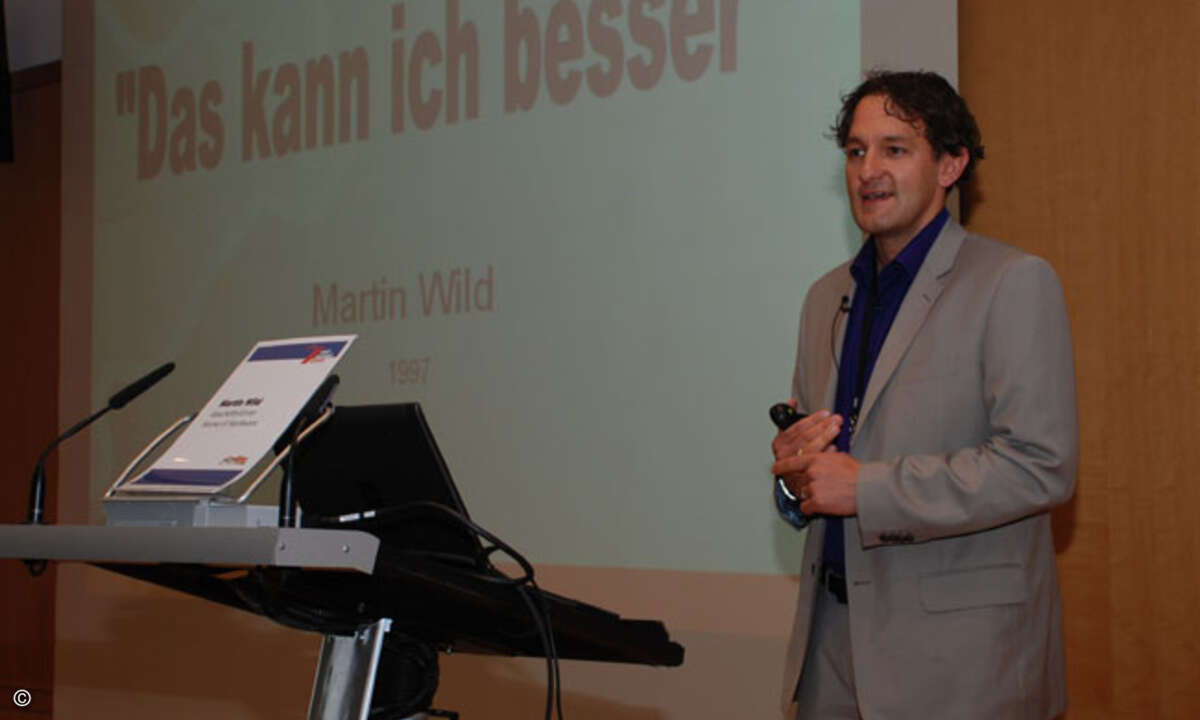 Mit Humor und Begeisterung präsentierte HoH-Chef Martin Wild sein Erfolgsrezept