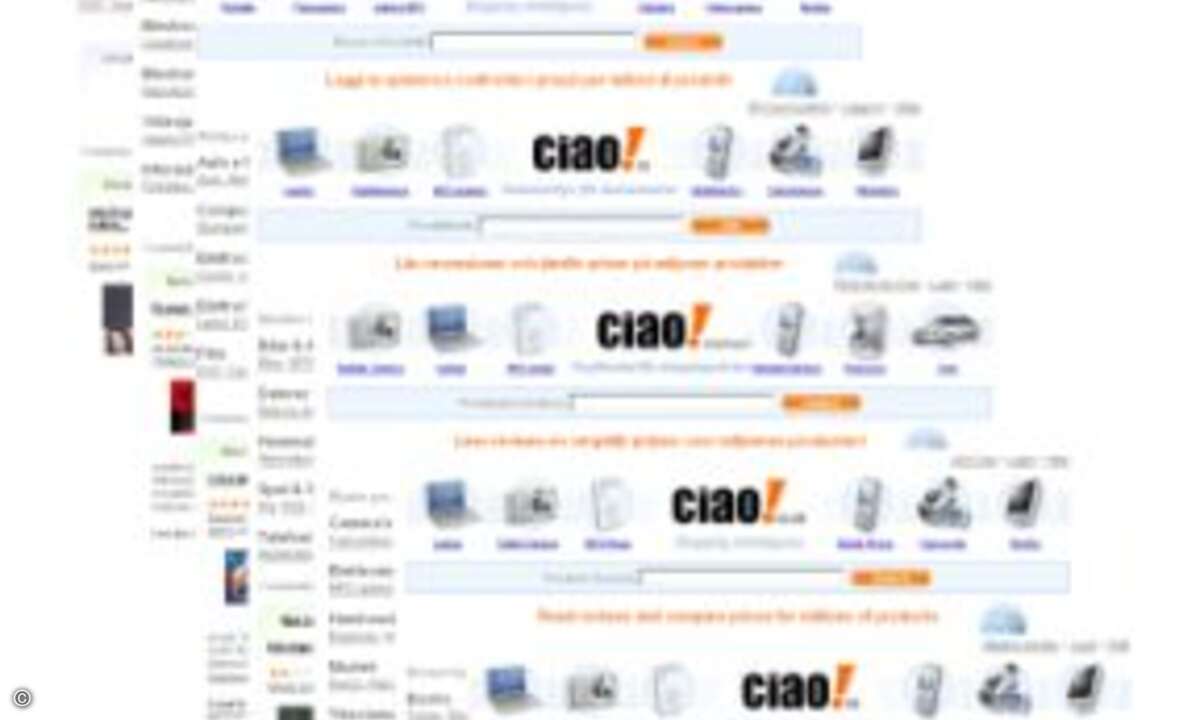 In Social-Shopping-Portalen wie ciao erreichen sie viele potentielle Neukunden.