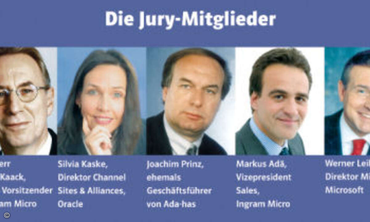Die Jury-Mitglieder: Michael Kaack, Silvia Kaske, Joachim Prinz, Markus Adä, Werner Leibrandt