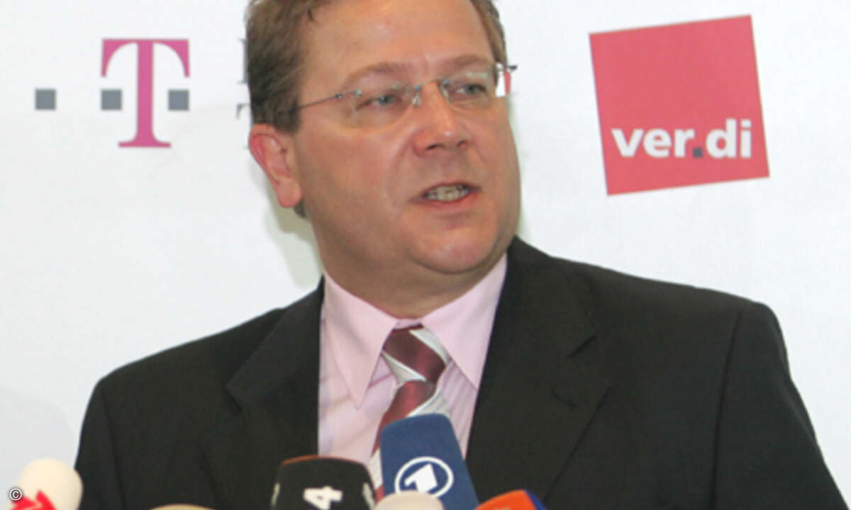 Fühlt sich Telekom-Chef René Obermann hintergangen: Lothar Schröder, Verdi-Vorstand und stellvertretender Telekom-Aufsichtsratschef