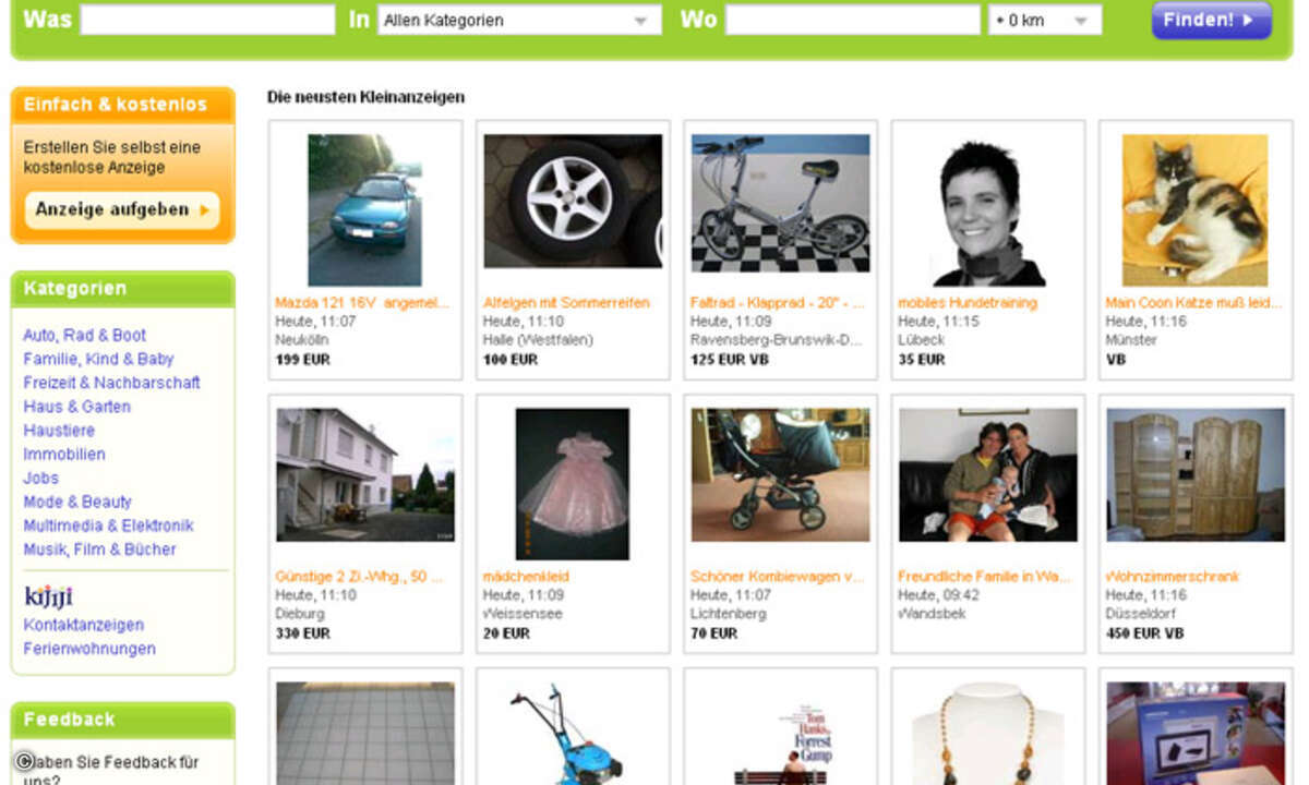 Ebay hat nun auch ein neues Kleinanzeigenportal gestartet