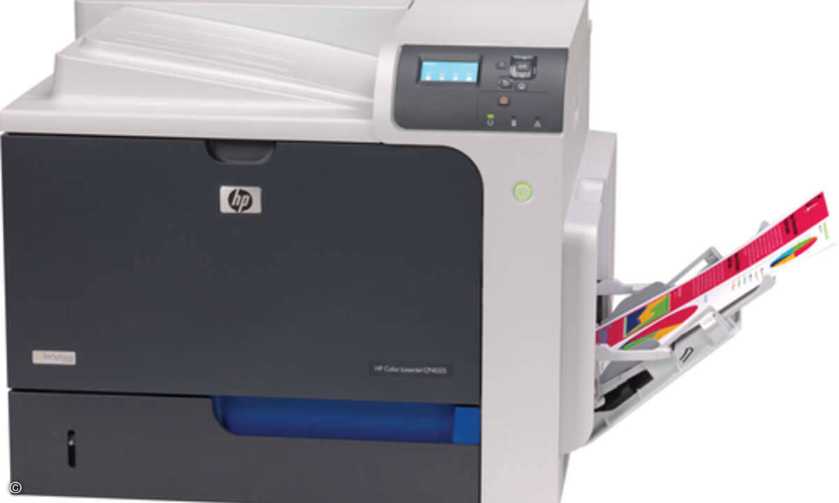 Der HP Color Laserjet CP4025 ist für Arbeitsgruppen mit bis zu 15 Mitgliedern ausgelegt.