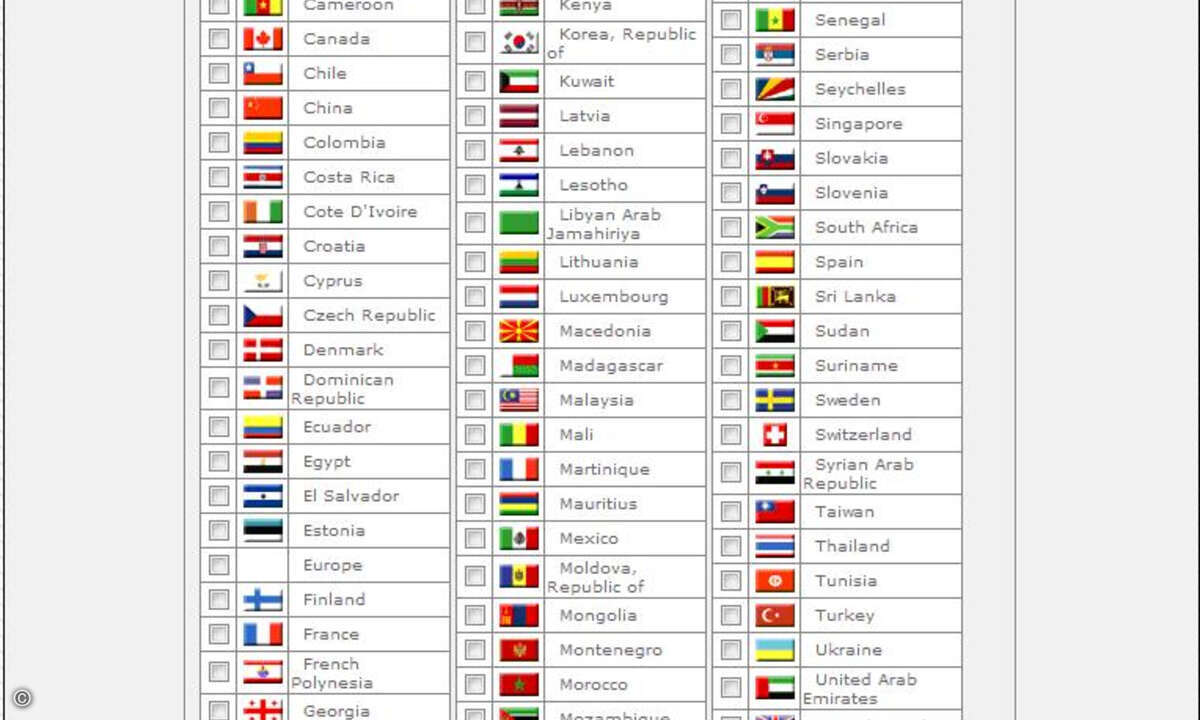 Der Anwender kann festlegen, welche infizierten Rechner in den jeweiligen Ländern zusätzliche Schadsoftware erhalten sollen.