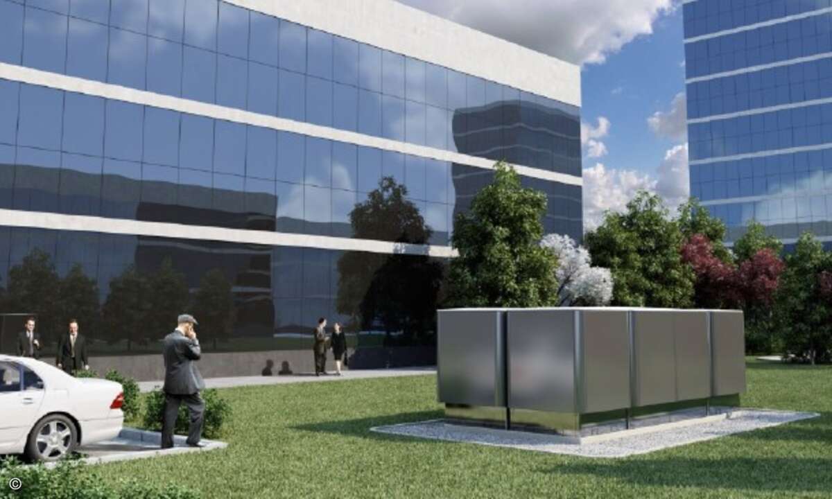 Sieht fast aus wie ein abstraktes Kunstwerk: der Energy-Server ES 5000 von Bloomberg Energy.