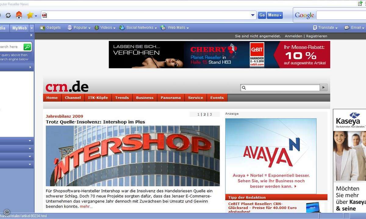Schnell, aber ein wenig schlicht: der Ultra Browser