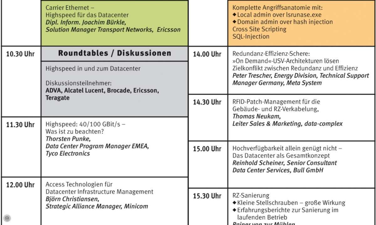 Das Vortragsprogramm von Pofessional Data Center @ CeBIT am Dienstag, 2. März.