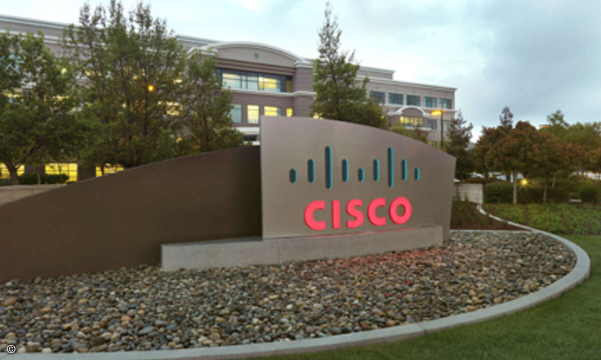 Mit dem Gedanken, sich am Aufbau von High-Speed-Telekommunimkationsnetzen zu beteiligen, spielt angeblich Cisco Systems (hier der Campus in San Jose, Kalifornien).