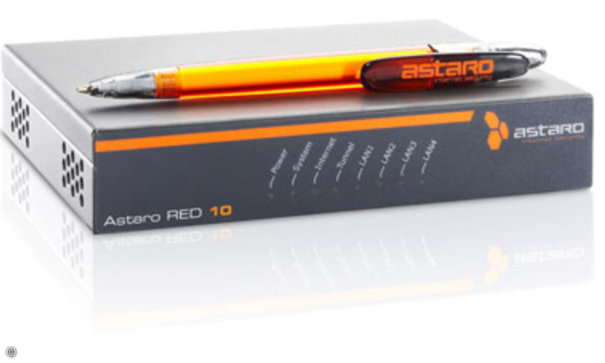 Schutzwall für Außenstellen: Astaro RED 10.