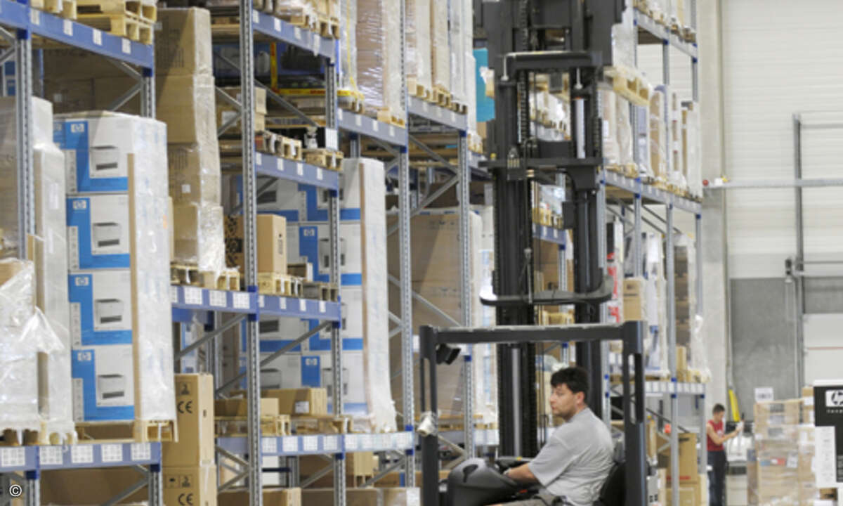 Das Ingram Micro-Logistikzentrum in Straubing