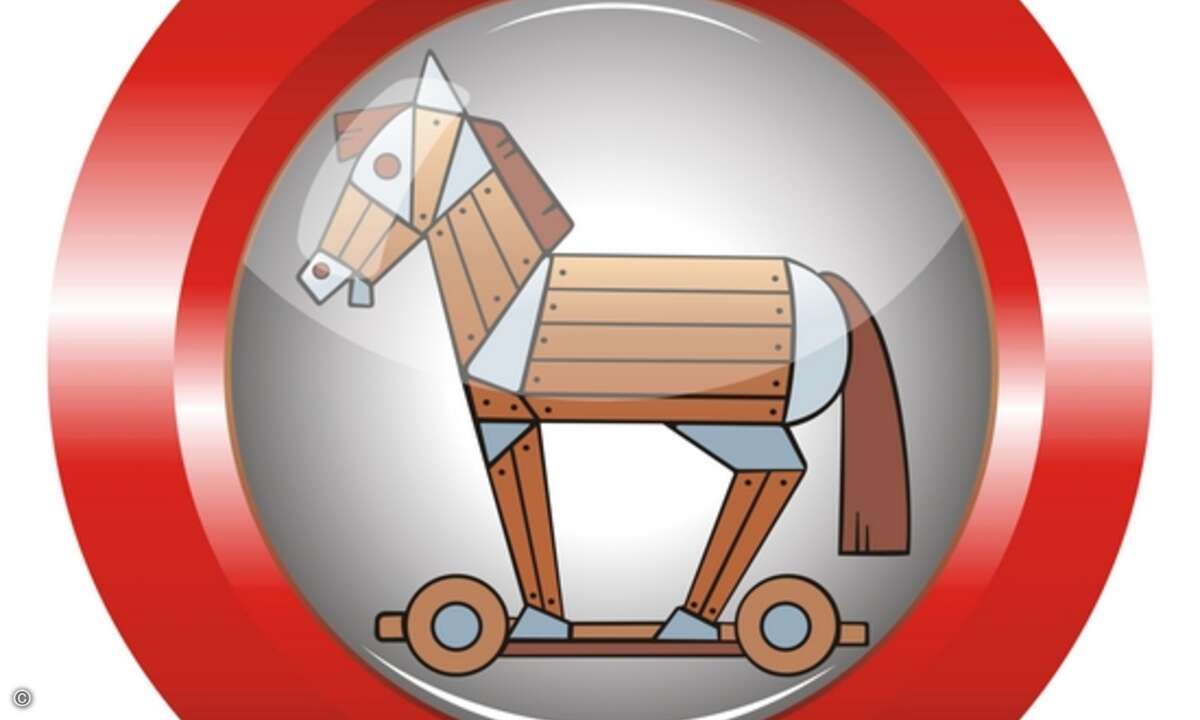 Zutritt für Trojaner verboten! Leider halten sich Exemplare wie Zeus nicht an diese Regel und infiltrieren auch Unternehmensrechner.