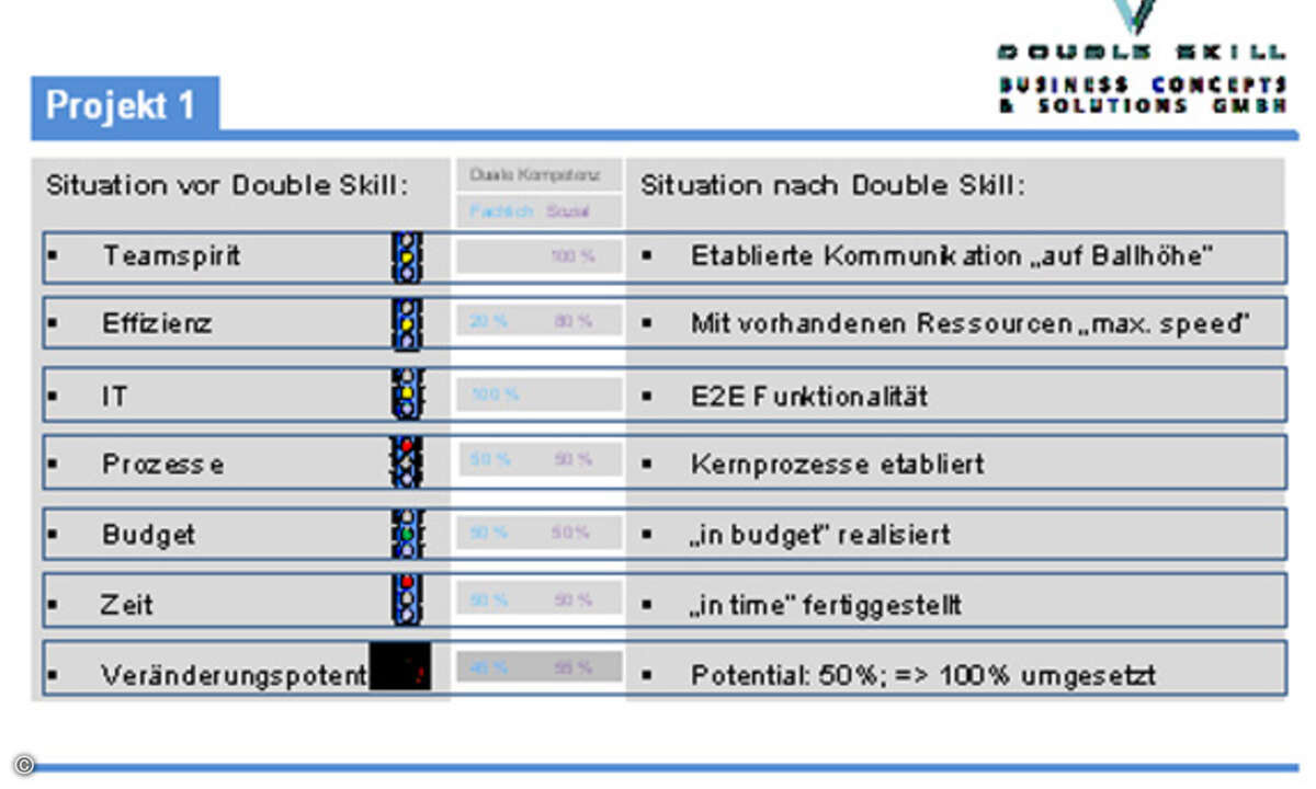 Das anonymisierte Fallbeispiel zeigt: Soziale Kompetenz sind der Schlüssel zum Erfolg. (Grafik: Double Skill)