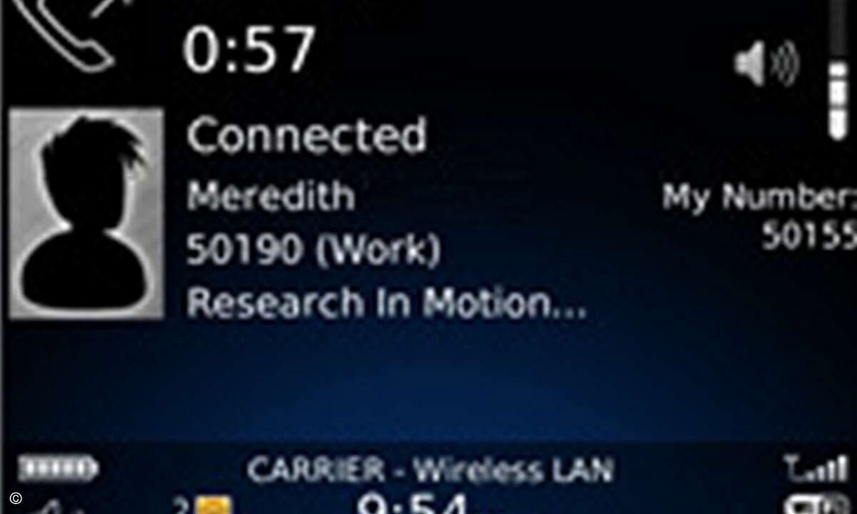 Mittels MVS können Blackberry-User auch über Wi-Fi-Verbindungen telefonieren.