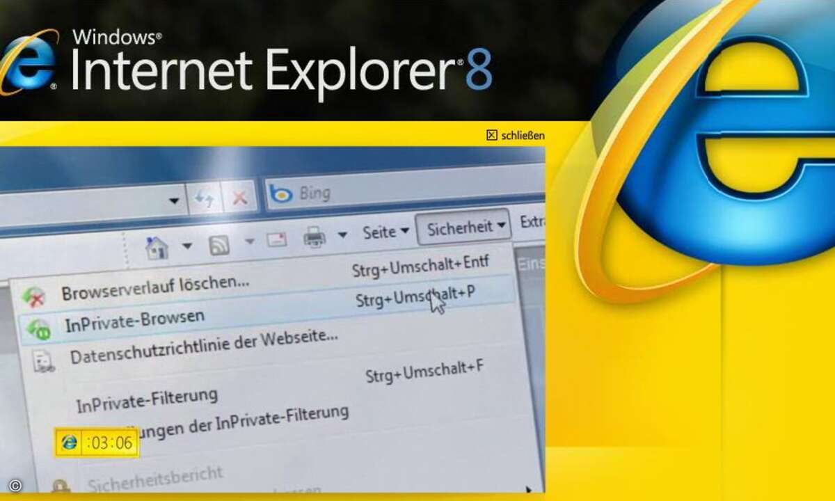 Mithilfe einer Werbekampagne im deutschen Fernsehen versucht Microsoft derzeit, Internet-User zum Umstieg auf den Internet Explorer 8 zu bewegen.