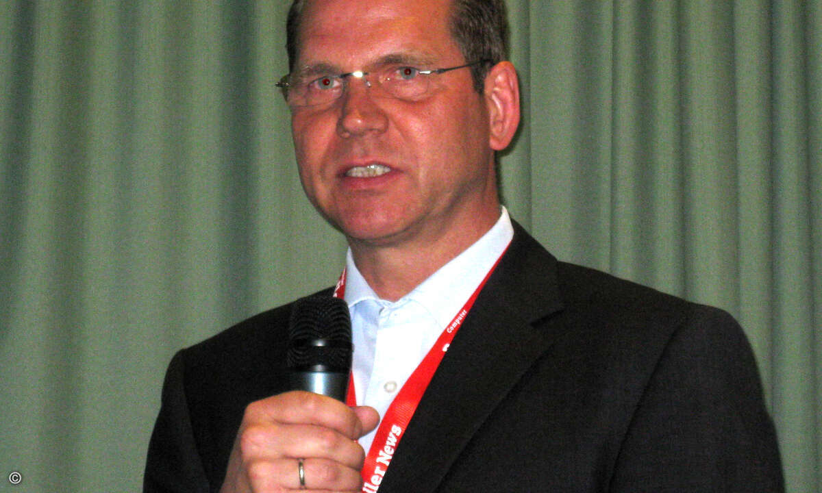 Immer für verblüffende Zahlen gut: Google-Speaker Klaus Hosfeld