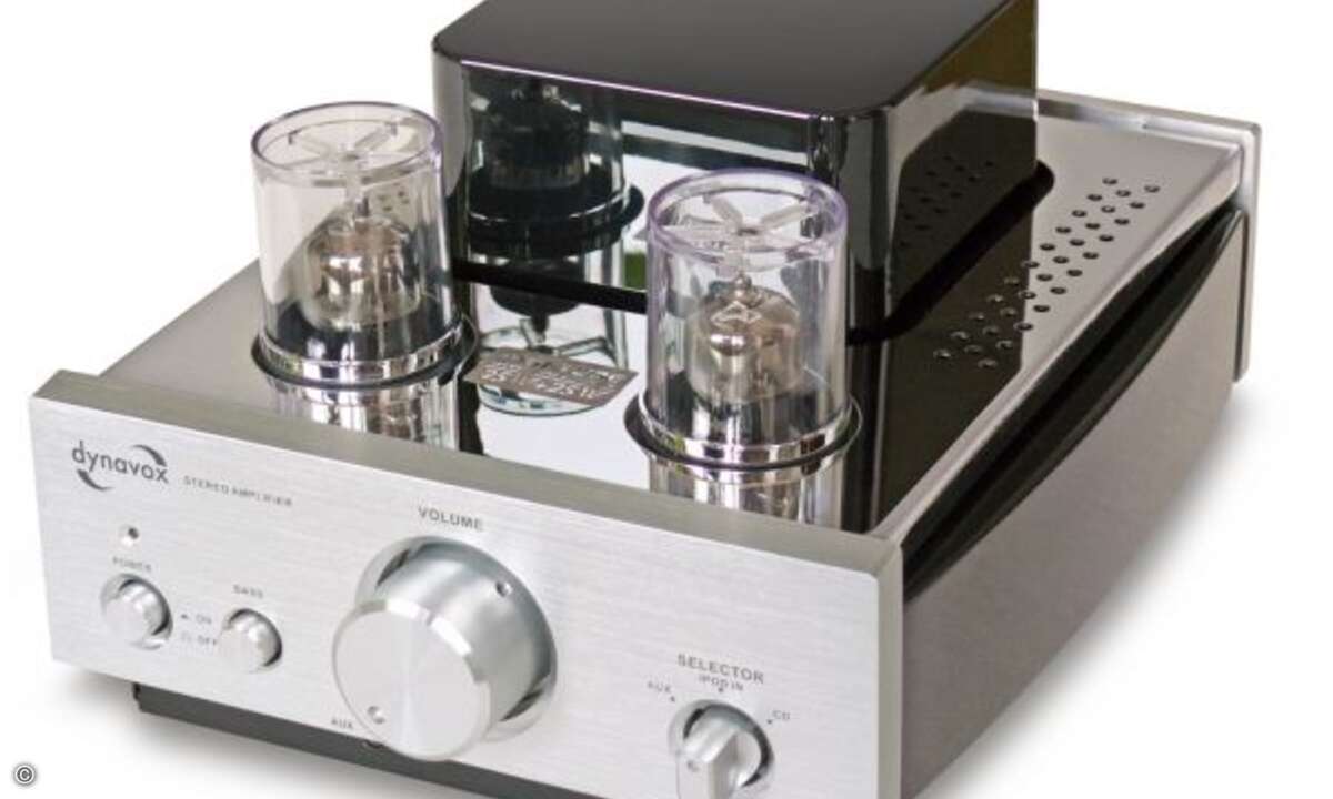 Auch iPods bekommen ihren Röhrenverstärker: der Dynavox VR-307.