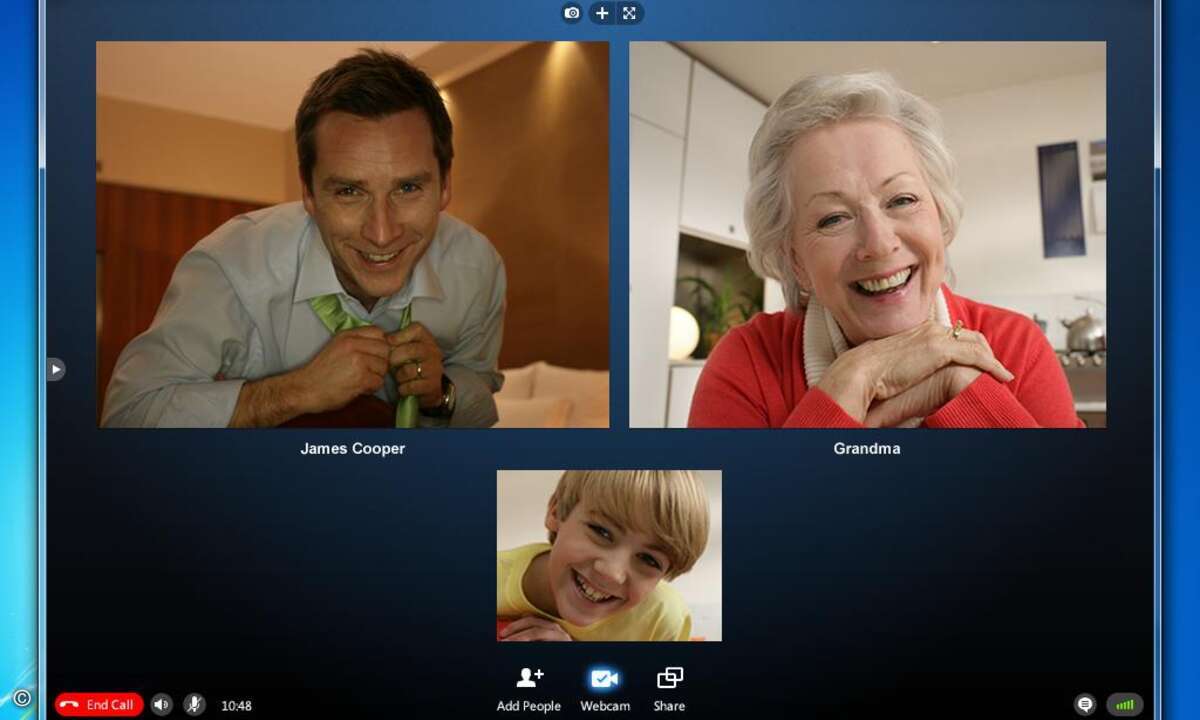 Nicht nur für Privatleute, sondern auch kleinere Unternehmen dürfte die Gruppen-Videofunktion von Skype 5.0 interessant sein.