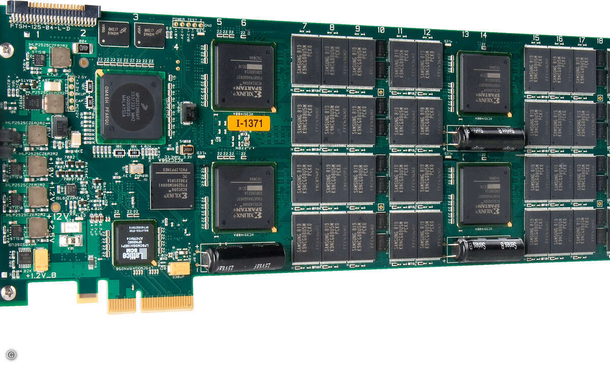 Das Ramsan-20 setzt direkt auf dem PCI-Express-Bus auf und weist daher keine Flaschenhälse auf wie andere Storage-Technologien und -Systeme.