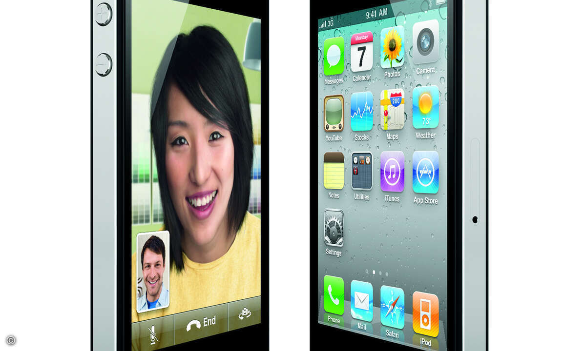 Das neue 3,5 Zoll Retina Display hat eine Auflösung von 960 x 640 Pixeln