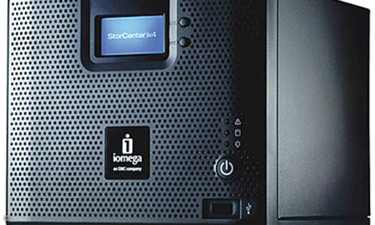 Der Testkandidat: das Storcenter ix4-200d von Iomega.