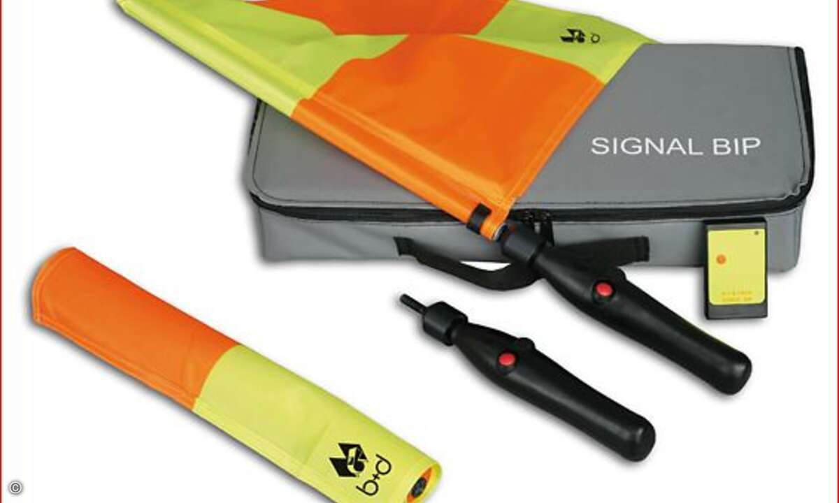 Die Funkfahne mit Vibrator: ein echter Wachmacher bei ermüdenden Spielen.