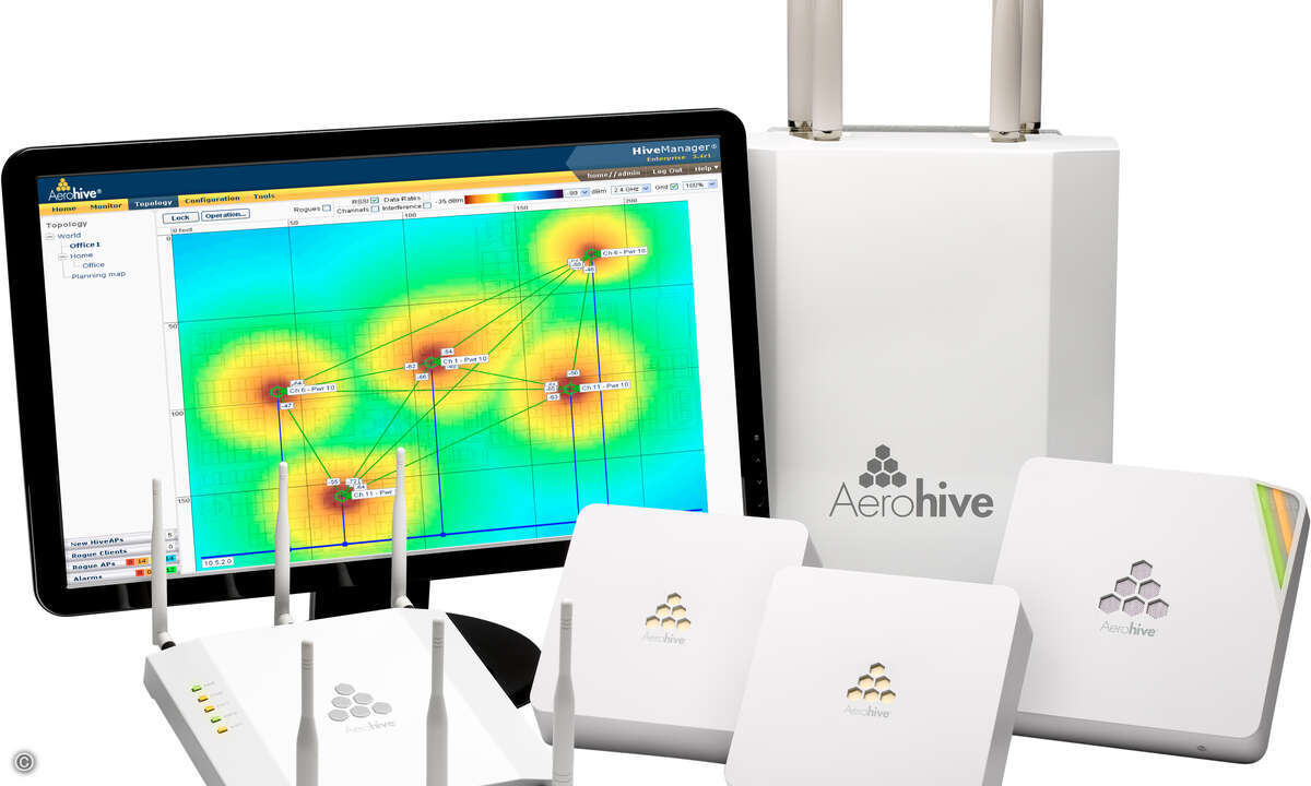Die Produktpalette von Aerohive: Zu den Access-Points kommt noch ein Managementsystem hinzu.