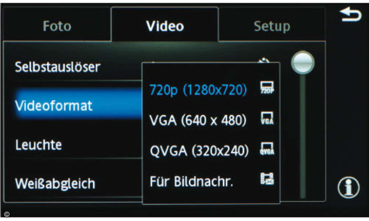 Das Nokia N8 kann Videos in HD (720p) filmen.