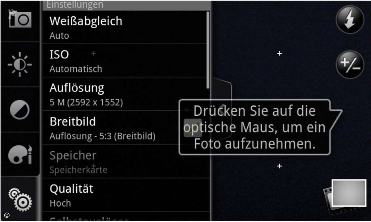 Die Kamera des Desire bietet viel Qualität und genügend Spielraum für Kreativität.