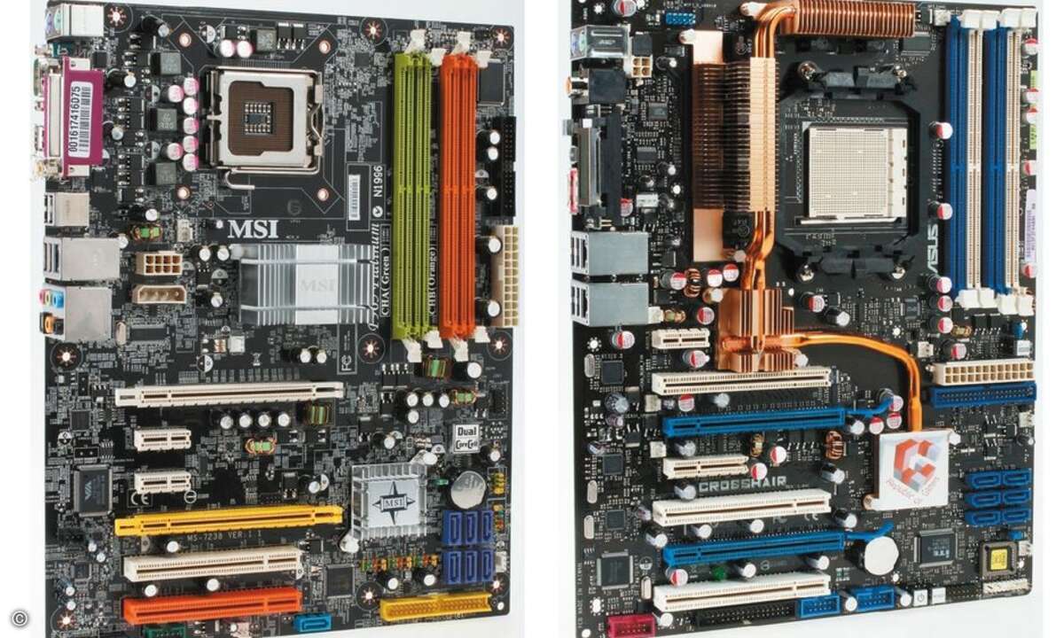 Auch auf drei Jahre alten Mainboards mit Sockel 775 oder AM2 laufen aktuelle CPUs. Speziell AMD ist hier sehr flexibel.