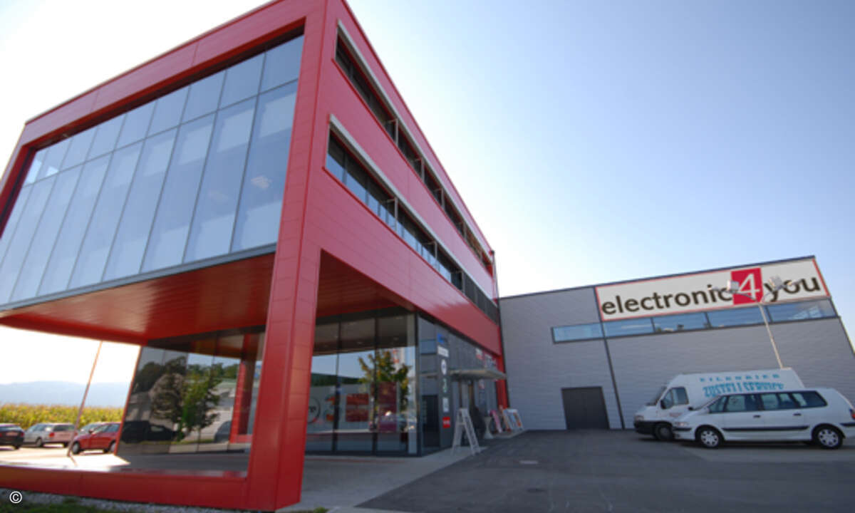 Der Electronic4you-Abholshop in Klagenfurt