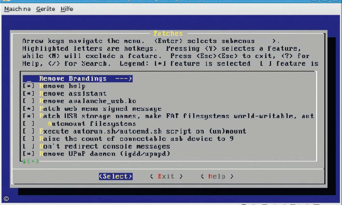 Platz für Freetz schafft man durch die Deinstallation von überflüssigen Anwendungen.