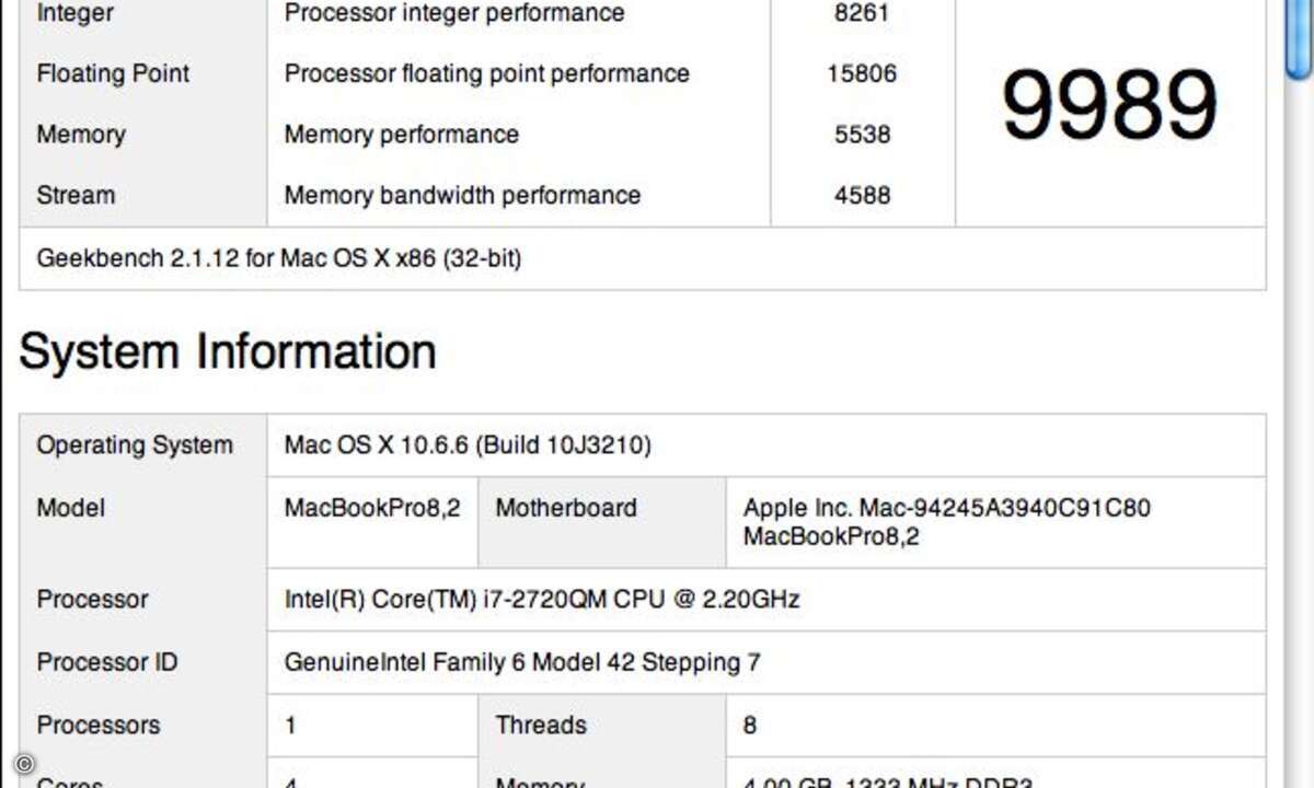 Deutlich: Das neue Macbook Pro ist doppelt so schnell wie das "alte".