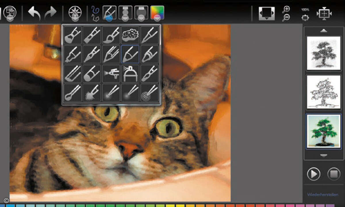 Mit Corel Paint it! verwandeln sich Fotos auf Fingertipp in Gemälde.