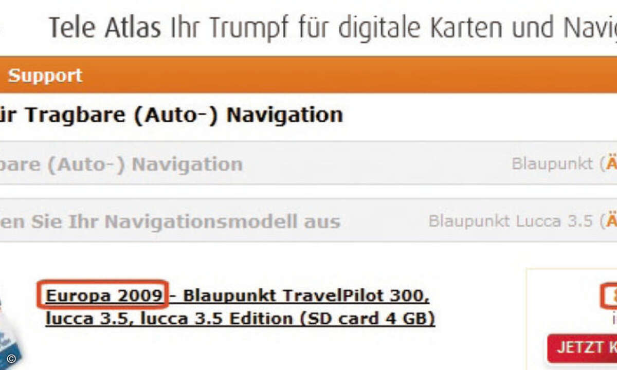 Ob 89 Euro für ein zwei Jahre altes Karten-Update gerechtfertigt sind, muss jeder selbst entscheiden. Manchmal ist ein Neukauf hier die bessere Lösung.