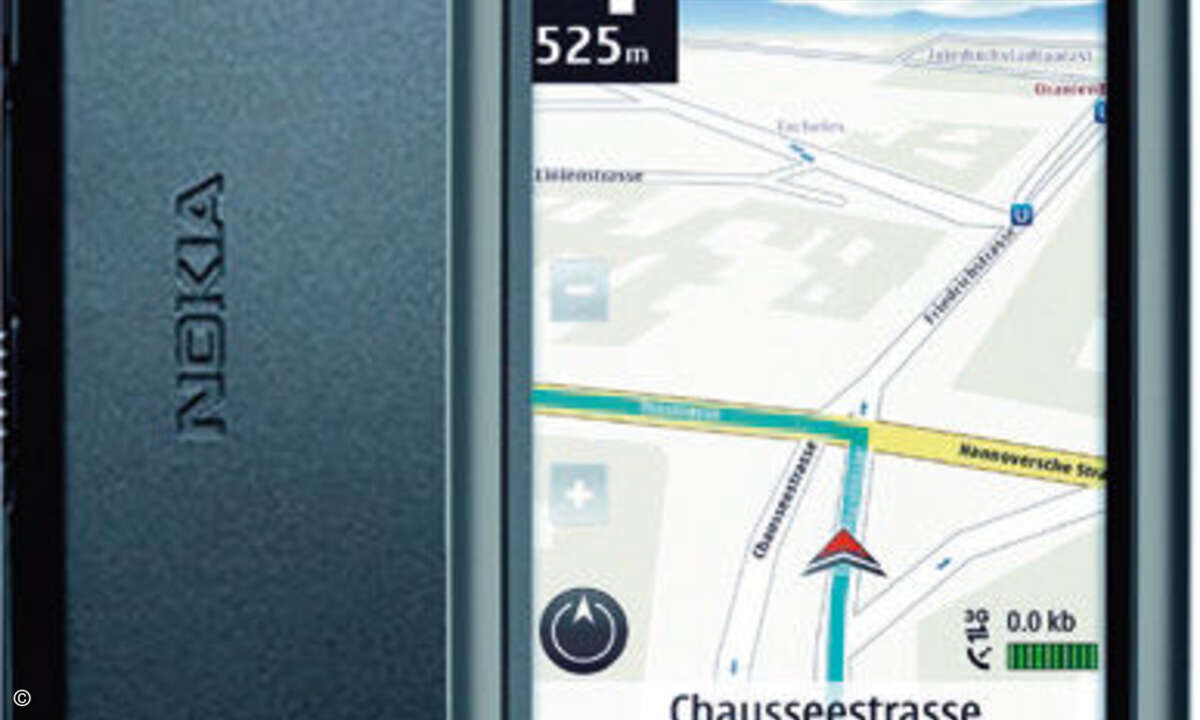 Navigation auf dem Handy