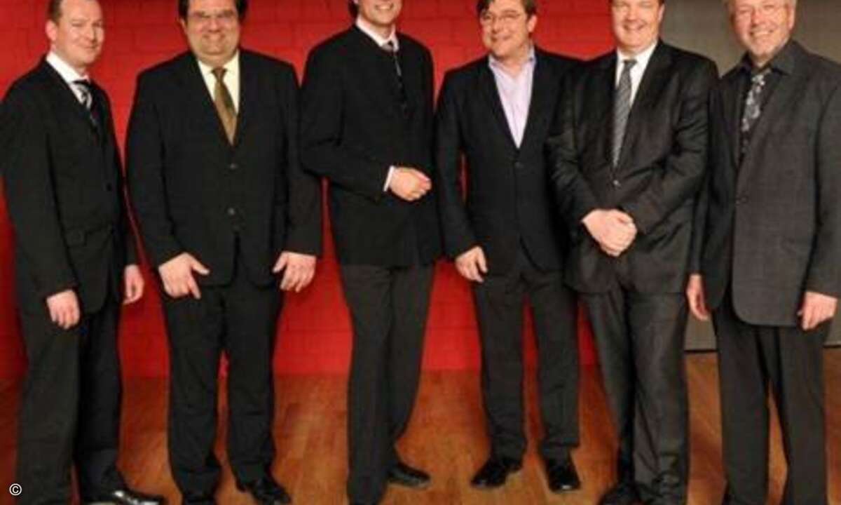 Volker Hagen, Kooperationsmanager Actebis Network, Michael Schickram (Schickram & Feller), Andreas Rankers (QITS), Frank Müller (mbm), Tilmann Teut (MCS Teut) und Dr. Walter Felling AN-Partneranwalt (Rechtsanwaltskanzlei Felling)