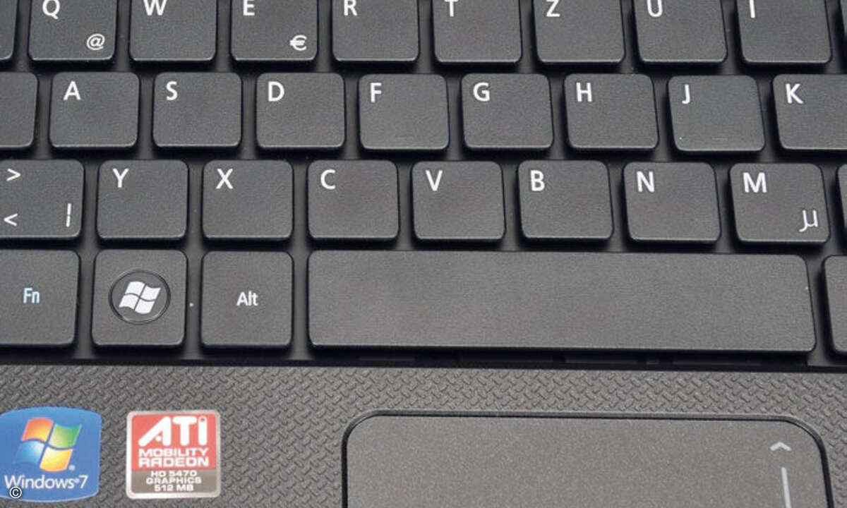 Das Touchpad beim Acer Aspire 5742G ist etwas zu klein ausgefallen. Das macht sich vor allem bei Gesten mit mehreren Fingern bemerkbar.