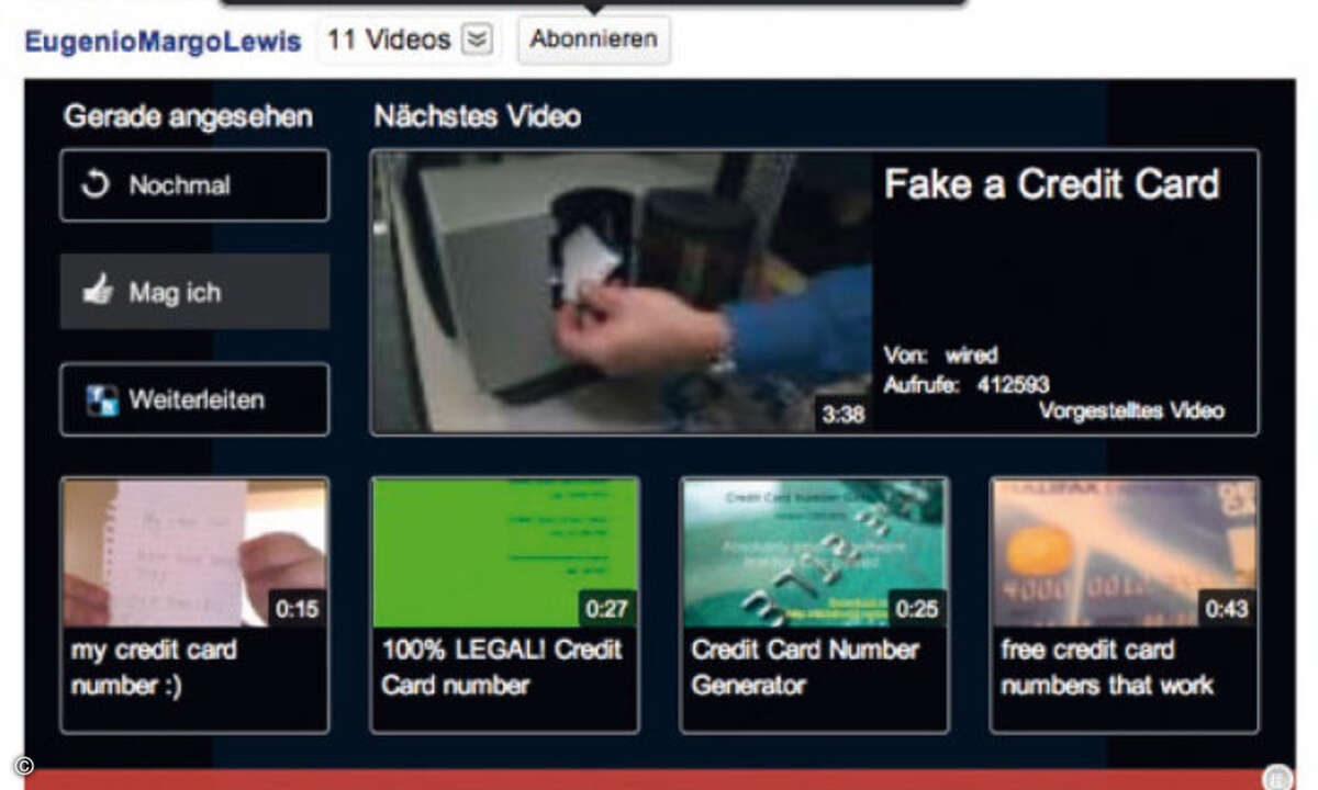 Auf öffentlichen Plattformen tauchen immer häufiger unmoralische Angebote auf, hier beim Video-Dienstleister Youtube.