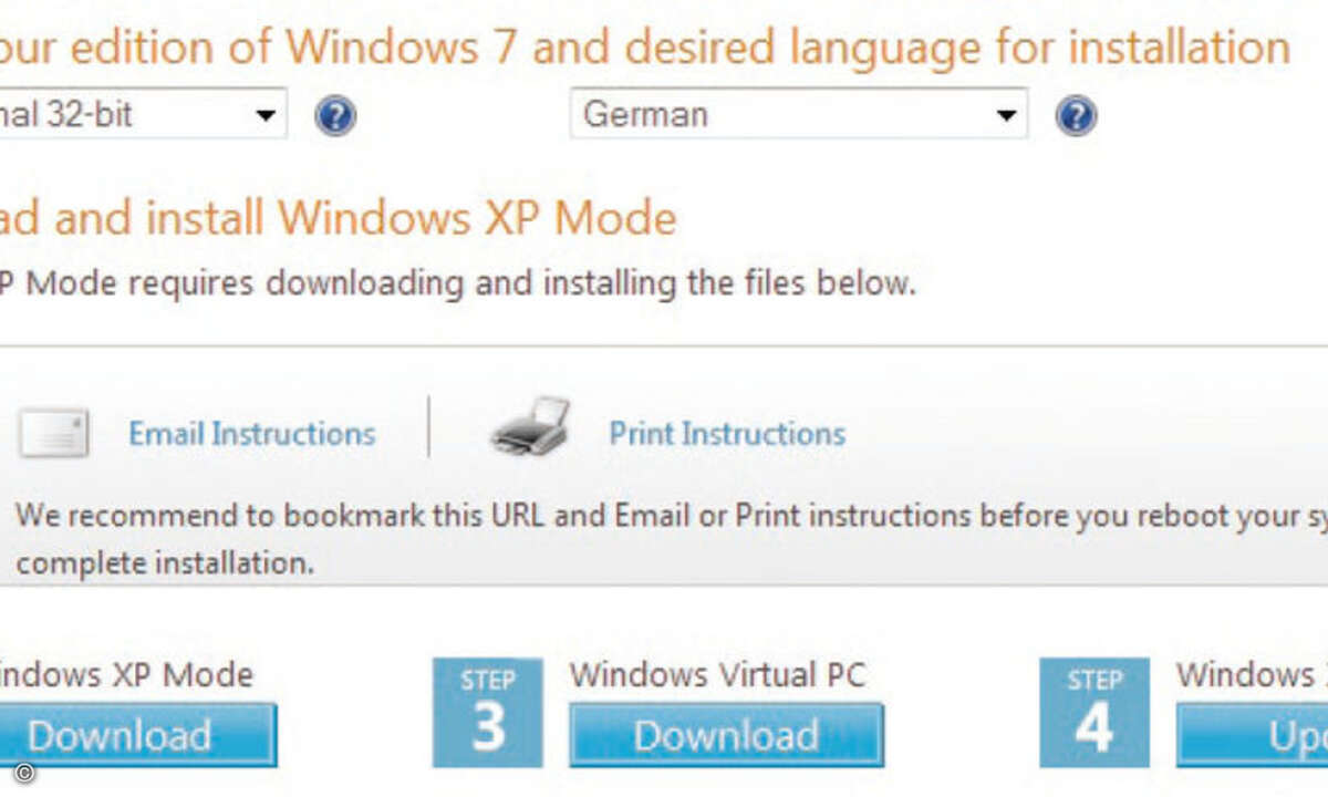 Microsoft bietet wie VMware und Oracle ein kostenloses Programm für virtuelle PCs.
